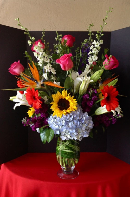 Roses with Flowers