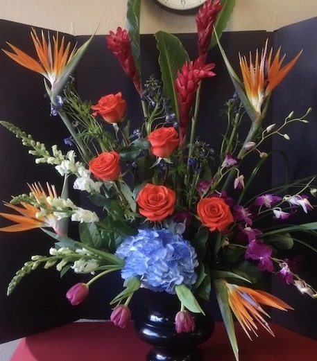 Funeral Flowers - urn