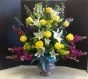 Glowing Peace Funeral Flowers