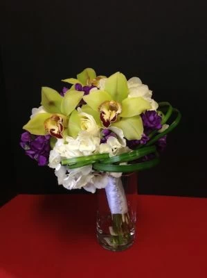 Bridal Bouquet with Orchids