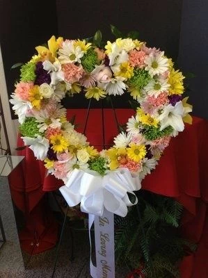 Funeral Flowers Heart of Serenity 