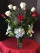 Romantic Flowers with Hydrangea, Lilies and Roses