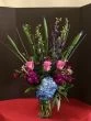 Moonlight shades artistic flower arrangement
