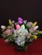 easter flowers roses hydrangea lilies
