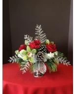 Christmas Centerpiece with Frost