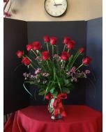 Red roses, long stems red roses, Valentines Day roses, anniversary roses