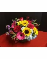 Fun Sensation of Roses and Sunflowers