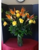 Roses and Birds of Paradise For You