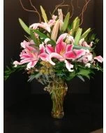 Stargazer Beauty Flower Arrangement