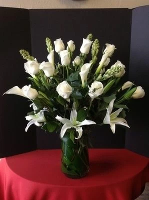 Timeless Love Roses and Lilies