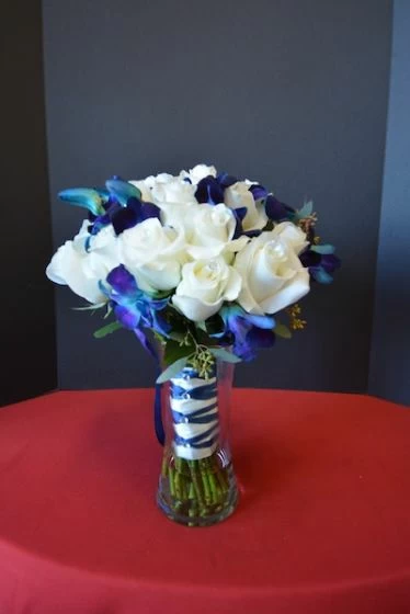 Bridal Bouquet with White Roses