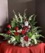 Christmas Flowers with Santa