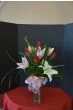 Roses and lilies
