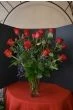 red roses, 2 dozen long stems red roses, 