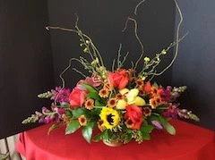 Beautiful Thanksgiving Flowers with Curly Willow