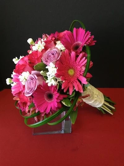 Bridal Bouquet with Gerber Daisies