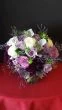 Bridal Bouquet with Purple Roses