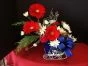christmas sleigh, christmas flowers, hoiday flowers, gift idea
