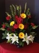 Funeral Flowers with Gerbera Daisies