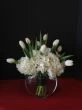 Funeral Flowers with White Tulips