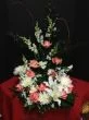 Funeral Flowers Urn Wreath with Pink Roses