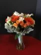 Bridal Bouquet in Orange and White