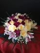 Bridal Bouquet with Stargazer lilies and Roses