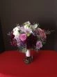 Bridal Bouquet with Purple Roses