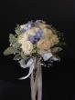 Bridal Bouquet White and Blue