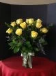18 yellow roses, long stems yellow roses

