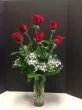 red roses, half dozen red roses,1/2 dozen red roses
