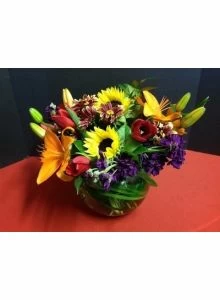 Bouquet with Sunflowers