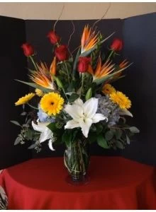 Tropical Flower Beauty-roses, birds and mixed