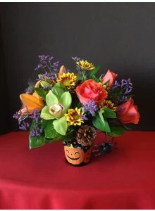 Halloween Flowers of bright colors