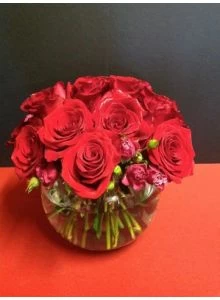 Rose Dream in a Small Bubble Bowl