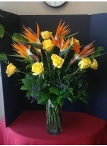 Roses and Birds of Paradise For You