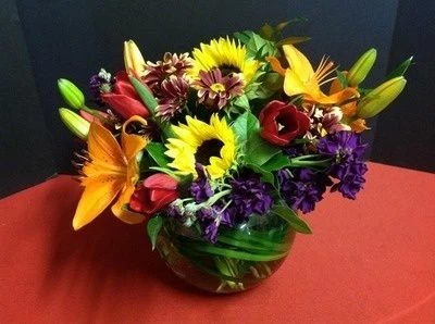 Bouquet with Sunflowers