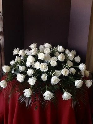 Tender Sentiments Casket Spray