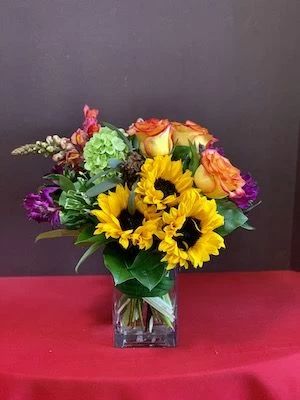 Artful Bouquet of Flowers