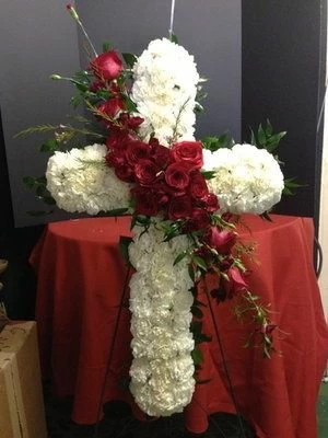 Cross your Heart Funeral Flowers