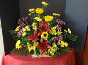 Shades of Yellow Funeral Flowers