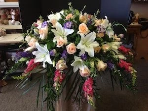 Heavenly Sentiments Funeral Spray