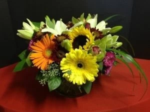 Windswept Flower Arrangement
