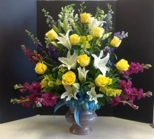 Glowing Peace Funeral Flowers