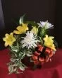 Dishgarden With Flowers